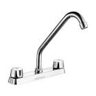 [GEN-MZCO220MECB] MEZCLADORA PARA FREGADERO 8" CUERPO DE LATON ACABADO CROMO (SERIE 220)