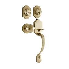 [PRO-94GAP] CERRADURA DE GATILLO DUAL SOLIDO,  LATON ANTIGUO DOBLE