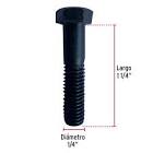 [SUR-T5141] TORNILLO DE ACERO GRADO 5 1/4"x1" (100 Pzas )