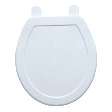[COF-CH-A100] ASIENTO P/W.C. REDONDO ABIERTO COLOR BLANCO BISAGRAS AJUSTABLES (BASICO)
