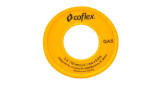 [COF-WTG34-60] CINTA SELLA ROSCAS 3/4" x 260"6.60MT AMARILLA D/TEFLON IMPERMEABLE P/GAS LP