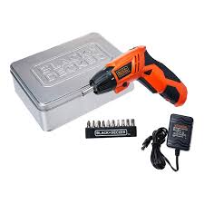 [BLA-KC4815T-B3] ATORNILLADOR INALAMBRICO 4.8V 1/4" 200RPM C/CARG LUZ LED 10 ACCS + ESTUCHE METALICO