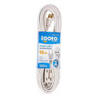 [AXO-ED13-10B] EXTENSION ELECTRICA CASERA 10 MT BLANCA CALIBRE 16 / 120 V / 7 AMP