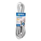 [AXO-ED13-4B] EXTENSION ELECTRICA CASERA 4.0 MT BLANCA CALIBRE 16 / 120 V / 7 AMP