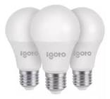 [AXO-F3P20109] FOCO LED 9 W LUZ CALIDA 3000 K BASE E27 A19 3PACK