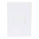 [AXO-PB402-B] PLACA ARMADA C/TOMA DE TELEFONO DE 1 MODULO BLANCO