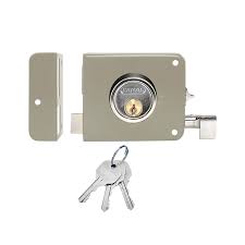 [FER-CS175PBI-CS] CERRADURA DE SOBREPONER 175 IZQ CILINDRO SUELTO BEIGE