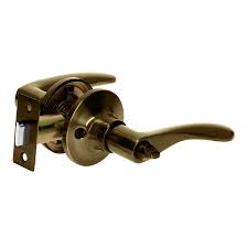[FER-FLMBM-LA] CERRADURA MANIJA TUBULAR BAÑO MILAN LATON ANTIGUO