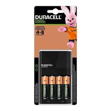 [DUR-IS1000] CARGADOR DE PILAS RECARGABLES AA/AAA DURACELLCON 4 PILAS RECARGABLES