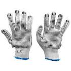 [SUR-GAPM] GUANTE DE ALGODON/POLIETSER C/PUNTOS PVC ANTIDERRAPANTE TALLA M