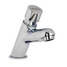 [FON-20003] LLAVE INDIVIDUAL P/LAVABO TEMPORIZADORA ABS C/CERAMICO CROMO (FONTANERY)