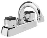 [FON-21031] MEZCLADORA P/LAVABO TIPO BAR 4"(CUBIERTA ABS, MANERALES) CROMO
