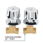 [FON-30003] JUEGO DE LLAVES EMPOTRAR ROSCABLES MANERAL DE CRUZ C/CHAPETON