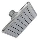 [FON-33006] REGADERA CUADRADA 4.5" X 4.5" ABS ACABADO (CROMO)