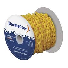 [LIC-CPL-50A] CADENA PLASTICA 6MM CARRETE DE 50M AMARILLA