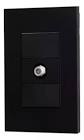 [MAG-PNM-TL] PLACA METALICA C/TOMA A TV METALICA NEGRO MATE
