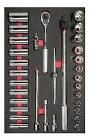 [URR-CH231P] JUEGO DE DADOS CUADRO 1/2" STD(32 PZS)