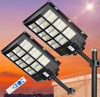 [ADI-10381] LUMINARIO SOLAR PARA JARDIN 36 LED 6500K