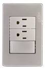 [SUR-P425P] PLACA 1 SWITCH 2 CONTACTOS 1/3 PLATA