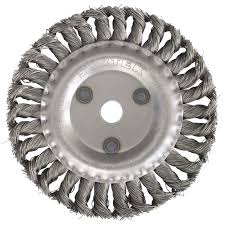 [SUR-C527] CARDA COPA ALAMBRE TRENZADO 6"X0.51MM 5/8"