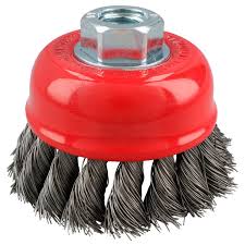 [URR-C801] CARDA COPA ALAMBRE TRENZADO 3"X0.35MM M14