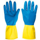 [FOY-GLDMF] GUANTE DE LATEX TALLA MEDIANO AZUL PARA LIMPIEZA ALTA RESISTENCIA RELIEVE ANTIDERRAPANTE