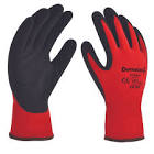 [SUR-GNPC] GUANTE DE NYLON C/RECUBRIMIENTO DE POLIURETANO ESPUMADO ROJO TALLA CHICA