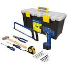 [FOY-JC01F] JUEGO COMBINADO DE HERRAMIENTA DE CONSTRUCCION C/CAJA PLASTICA(17 PZS)