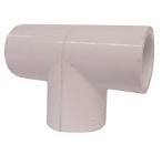 [CIF-4711C13] TEE PVC CEDULA 40 CEMENTAR 1/2"