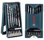 [BOS-17408] JUEGO DE PUNAS Y BROCAS MINI X-LINE PARA ATORNILLAR Y PERFORAR (15PZS)