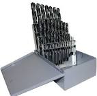 [GRE-292729] JUEGO DE BROCAS DE ZANCO RECTO FRACCIONAL 1/16" X 1/12" A.A.V.(29PZS)CAJA METALICA