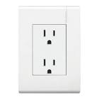 [SIM-2542460] CONTACTO ELECTRICO CON PLACA DOBLE ATERRIZADO 2P+T PROTEC INFANTIL 15A 127-250V BCA