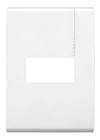 [SIM-2561130] PLACA DE RESINA CON CHASIS SENCILLA ABS COLOR BLANCO