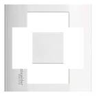[SIM-2561230] PLACA DE RESINA CON CHASIS DOBLE ABS COLOR BLANCO