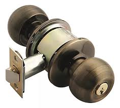 [FAN-90450-019] CERRADURA POMO CILINDRICO RECAMARA LATON ANTIGUO