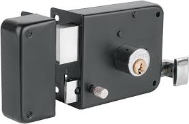 [FAN-V1-175MFPGOI] CERRADURA DE SOBREPONER IZQ INSTALA FACIL NEGRO BLISTER