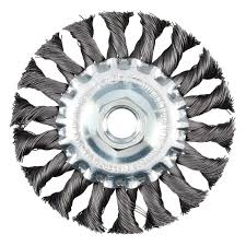 [FOY-C326] CARDA CIRCULAR ALAMBRE TRENZADO GRUESO 6"X0.50 M14