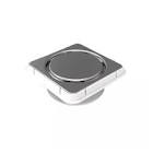 [URR-192CTR] COLADERA PARA PISO REDONDA UNIVERSAL CON TAPA DELINEADO P/DESGUE Y C/REJILLA DE ACERO INX. CROMADA
