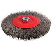 [URR-C959] CARDA CIRCULAR ALAMBRE ACERO INOXIDABLE 6" X 0.30 MM CON ROSCA M14