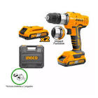 [ING-UCIDLI20012] ROTOMARTILLO INALAMBRICO 3/8" 20V 2VR 0-400/0-1500 RPM 45 NM CON 2 BATERIAS+CARGADOR