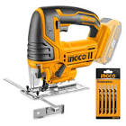 [ING-CJSLI8501] SIERRA CALADORA IN. PENDULAR 20V 2400RPM CORTE MADERA 80MM ACERO 8MM C/CUCHILLAS(5PZAS) S/BAT Y CARG