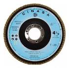 [CIN-8243] DISCO LAMINADO 4.1/2"X7/8" G80 ZIRCONIO PARA DESBASTE Y PULIDO DE METAL