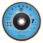 [CIN-8268] DISCO LAMINADO T-29 7"X7/8" G40 ZIRCONIO PARA DESBASTE Y PULIDO DE METAL