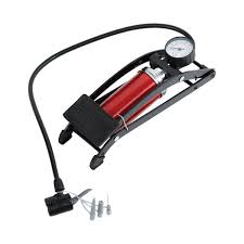 [SUR-BAIP1] BOMBA DE AIRE MANUAL PARA INFLAR 9" DE PEDAL CON MANOMETRO