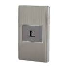 [AXO-INOX1017] PLACA ARMADA INOX C/TOMA DE TELEFONO DE 1 MODULO PLATA