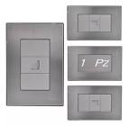 [AXO-INOX1022] PLACA ARMADA INOXC/TOMA DE DATOS  PLATA