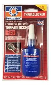 [TEK-251425] ADHESIVO FIJADOR DE ROSCA RESISTENCIA ALTA 10 GR (0.35 OZ) (AT 120)ROJO