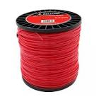 [BEL-7TRMLN527] NYLON PARA DESBROZADORA 255MT ROLLO HILO REDONDO DE 2.7 MM ROJO 5LB(BLISTER)