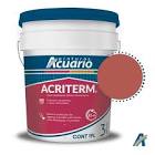 [ACU-IM75190] IMPERMEABILIZANTE 3 AÑOS 19 LT ROJO ACRITERM FIBRATADO