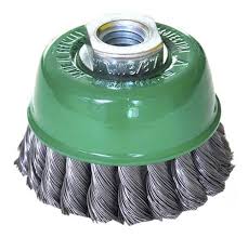[TEN--965] CARDA COPA ALAMBRE TRENZADO 3"X0.014"XMRX3/4" ACERO AL CARBON TENAZIT